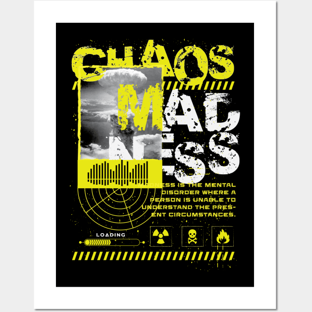 Chaos Madness Wall Art by RadioaktivShop